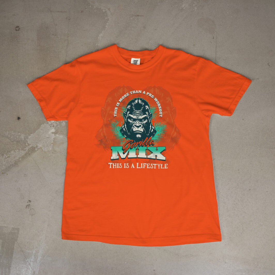 Gorilla Mix Tee - Orange